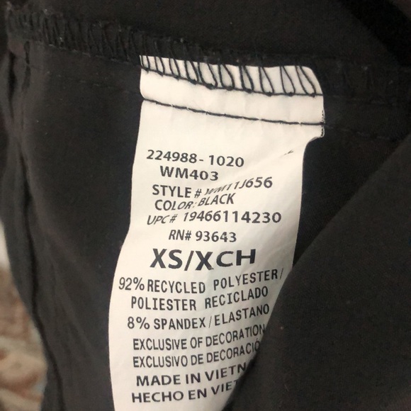 ScrubStar ETHICAL FABRIC Black Scrub JACKET Snap Front SoftCuffs POCKETS LikeNew - Picture 6 of 6